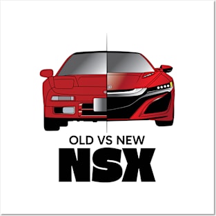 Old VS New NSX Posters and Art